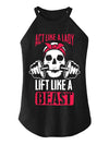 ACT LIKE LADY LIFT LIKE A BEAST Tri Rocker Cotton Tank