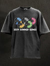 2024 Summer Games Donut Plates Washed Gym Shirt