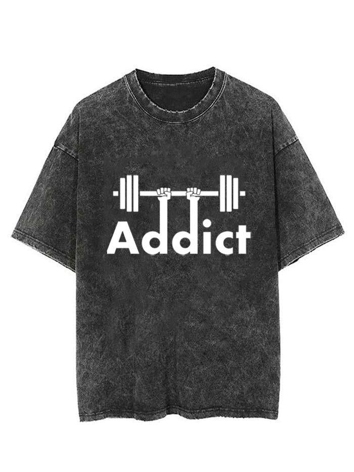 ADDICT VINTAGE GYM SHIRT