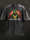 alligator buff Washed Gym Shirt