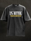 1% better every day Washed Gym Shirt