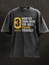 3 Months From Now You Will Thank Yourself Washed Gym Shirt