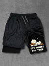 50% HUNGRY 50% TIRED DUCK Performance Training Shorts