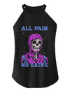 All Pain No Gains TRI ROCKER COTTON TANK