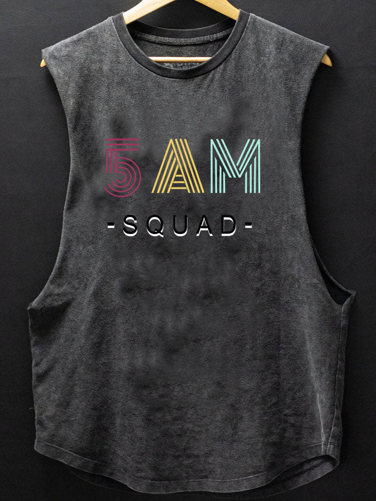 5 AM Squad Bottom Cotton Tank